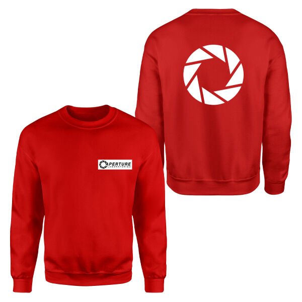 Aperture Laboratories Sweatshirt S - Kırmızı