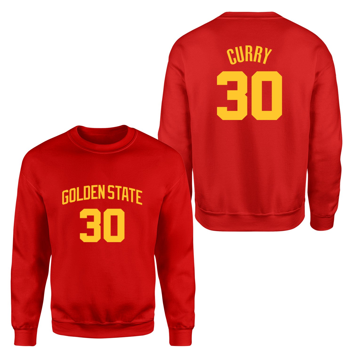Stephen Curry Golden State Forma Sweatshirt S - Kırmızı