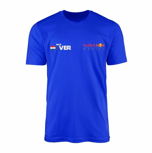 Max Verstappen Name Tag RB Racing Tişört M - Mavi