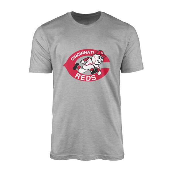 Cincinnati Reds | Mr. Red 80’s Tişört M - Gri