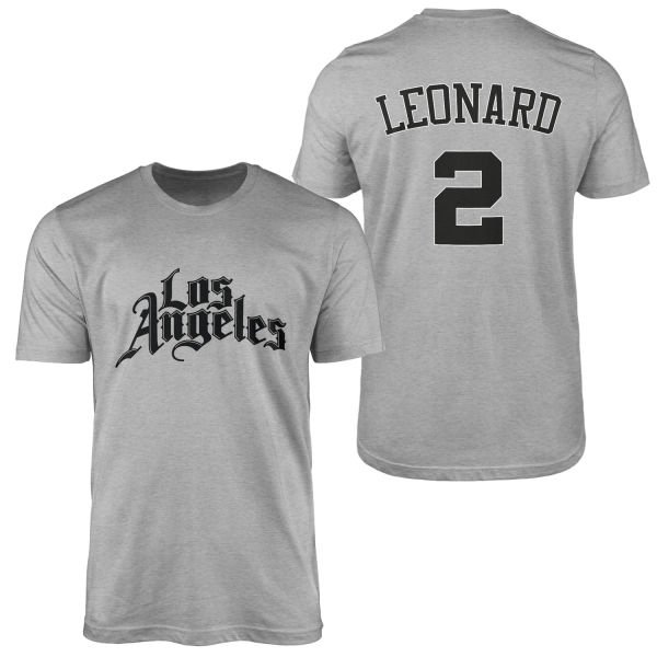 Kawhi Leonard Los Angeles Forma Tişört XL - Gri