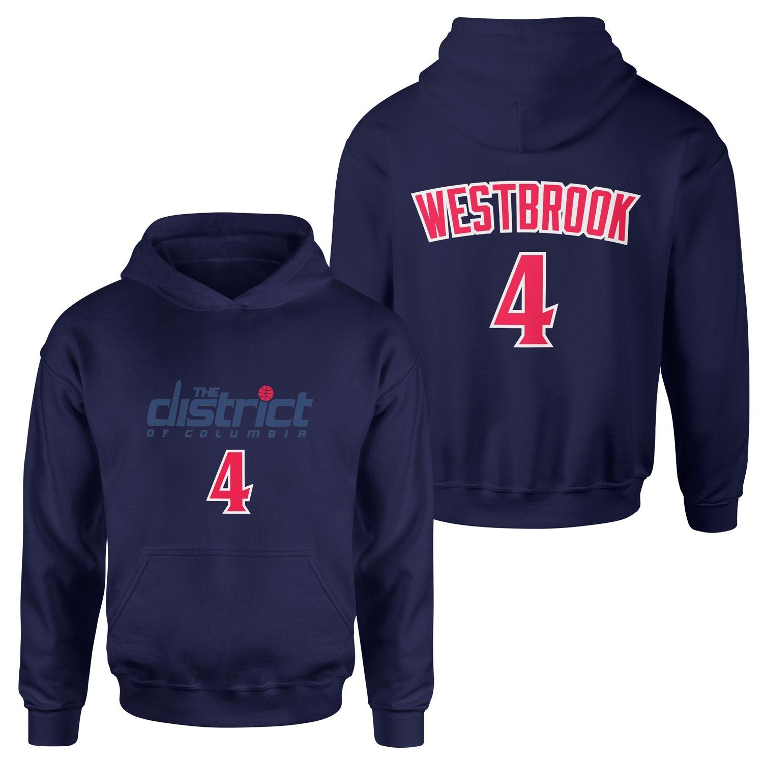 Russell Westbrook Wizards Forma Hoodie XXL - İndigo Mavisi