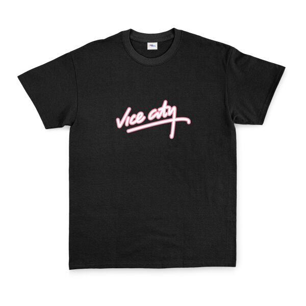 Vice City Tişört M - Siyah