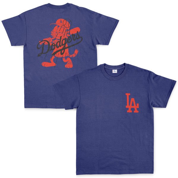 LA Dodgers x GRFLD Tişört S - İndigo Mavisi
