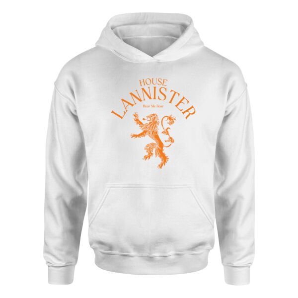 House Lannister Hoodie XL - Beyaz