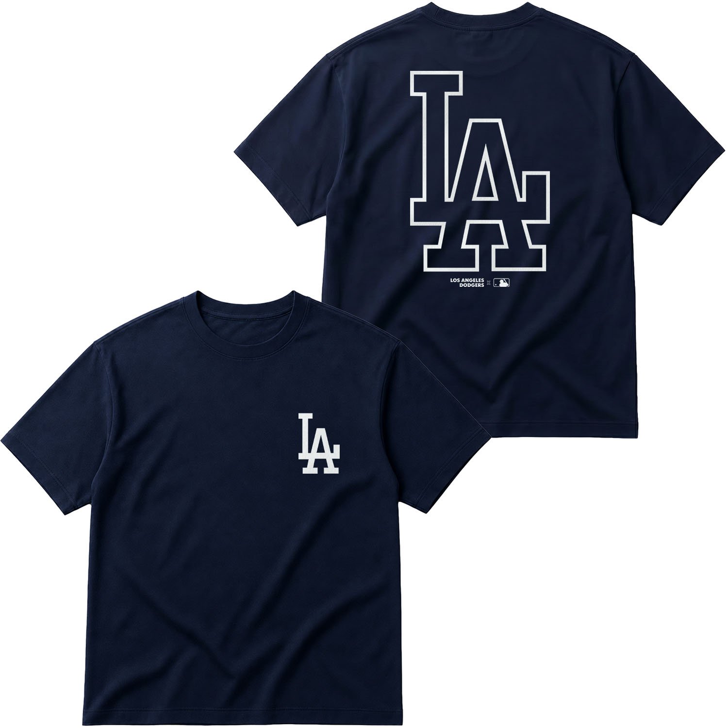 Los Angeles Dodgers MLB Edition Oversize Tişört L - İndigo Mavisi