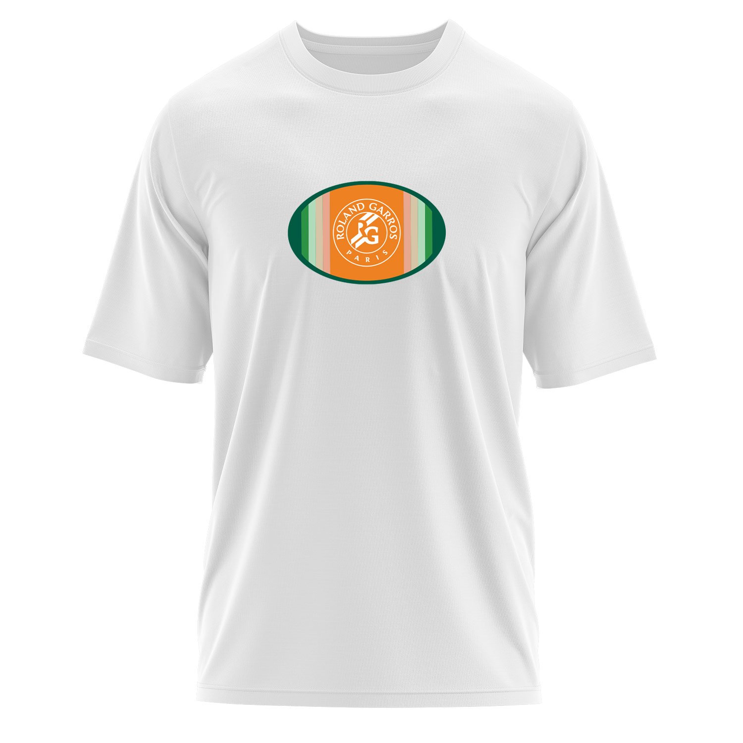 Roland Garros Oversize Tişört L - Beyaz