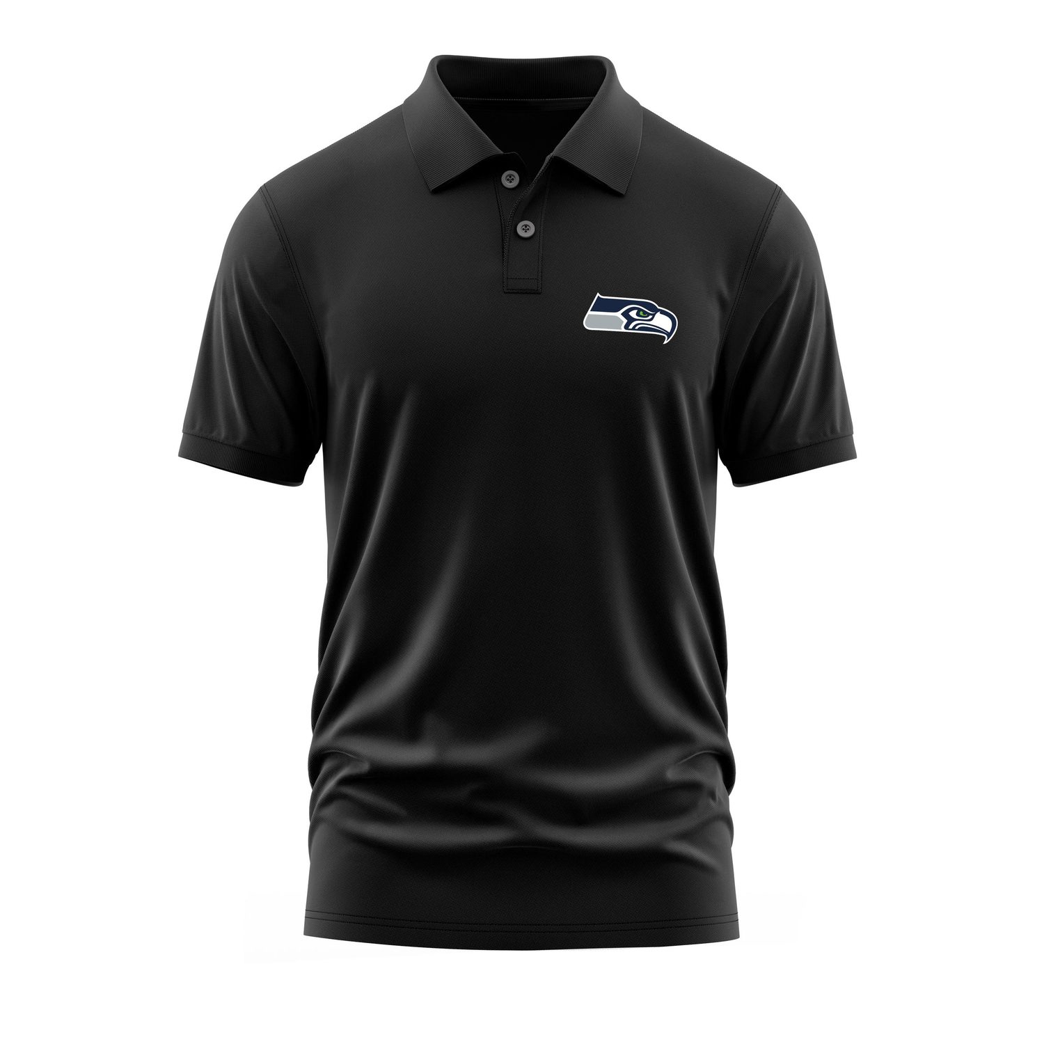 Seattle Seahawks Polo Tişört XL - Siyah
