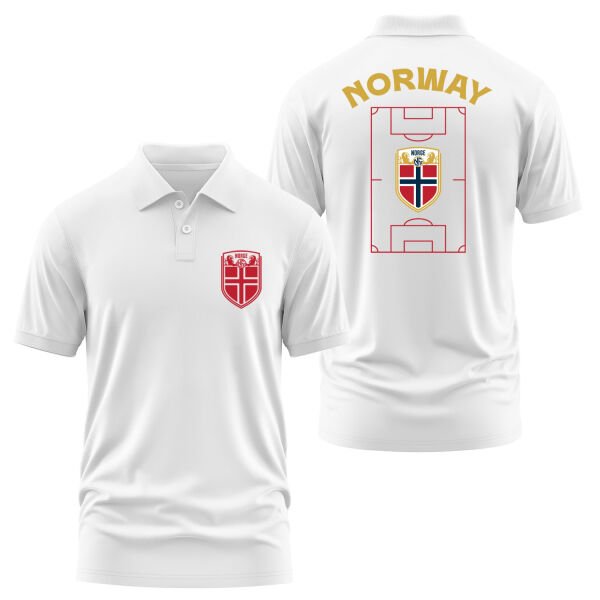 Norveç Dünya Kupası 2026 Polo Tişört S - Beyaz