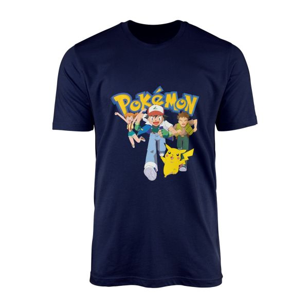 Pokemon Gotta Catch ’em All Tişört M - İndigo Mavisi