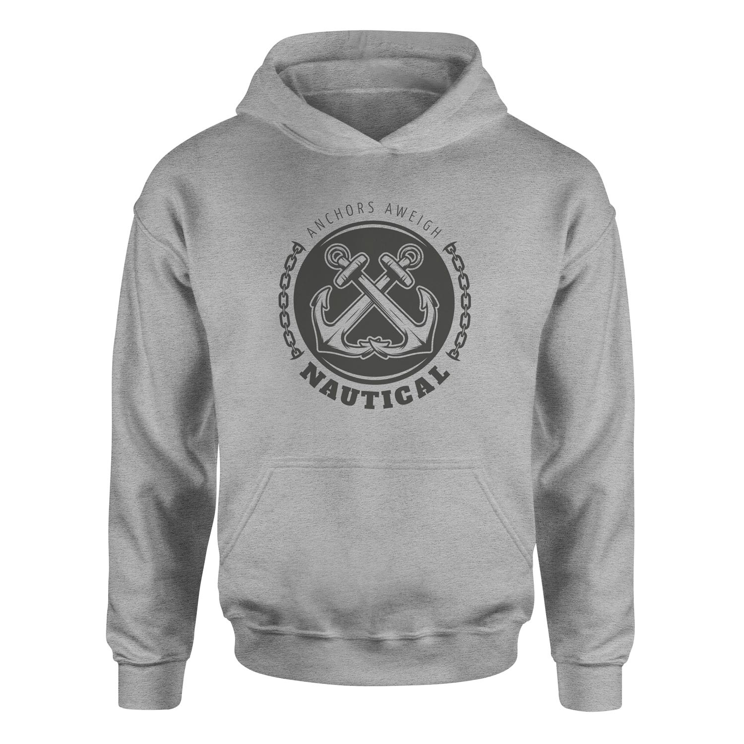 Anchors Aweigh Denizci Hoodie XL - Gri