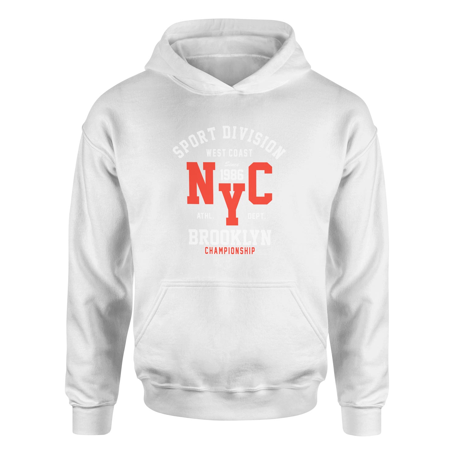 NYC West Coast SD Hoodie S - Beyaz