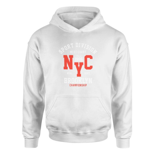 NYC West Coast SD Hoodie S - Beyaz