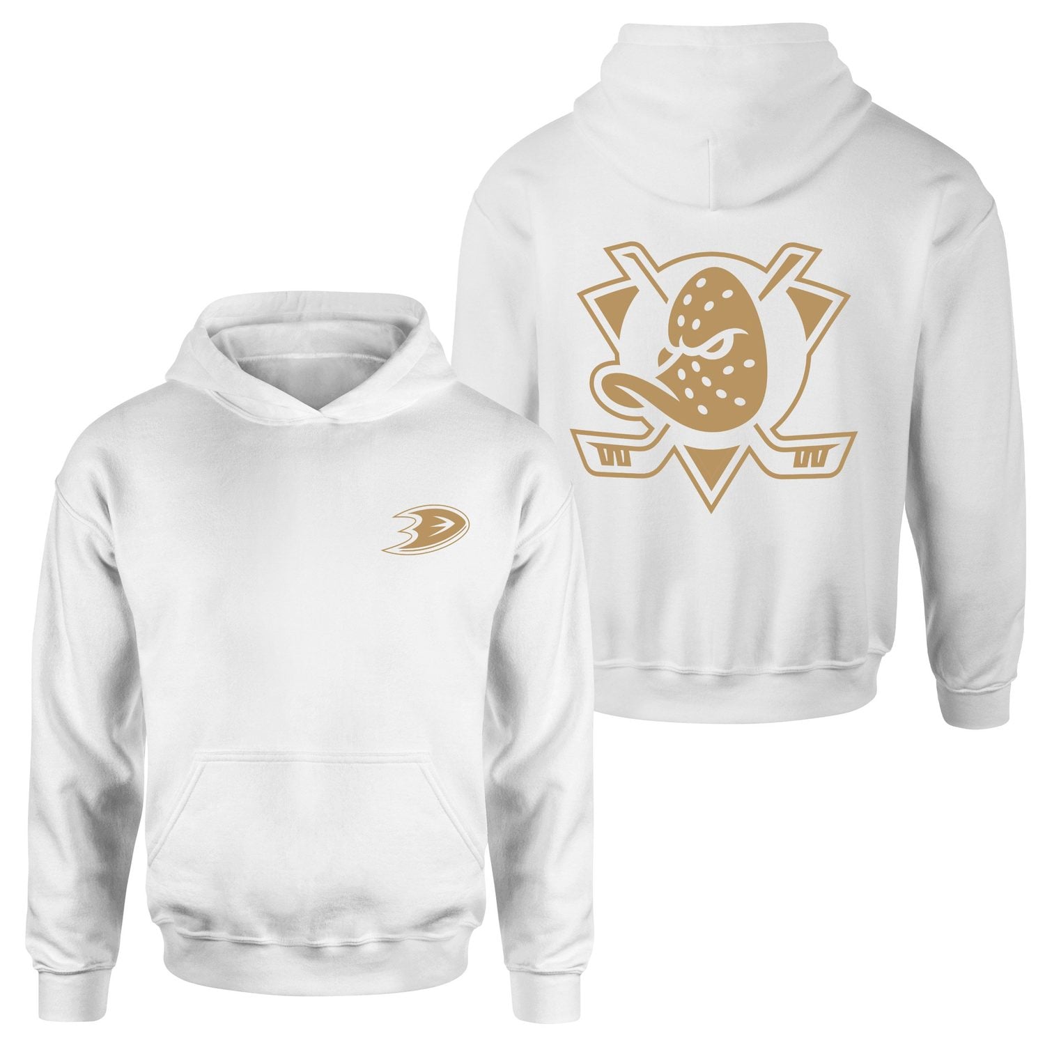Anaheim Ducks SE Hoodie L - Beyaz