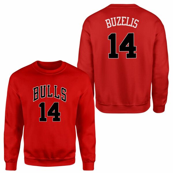 Matas Buzelis Forma Sweatshirt XL - Kırmızı