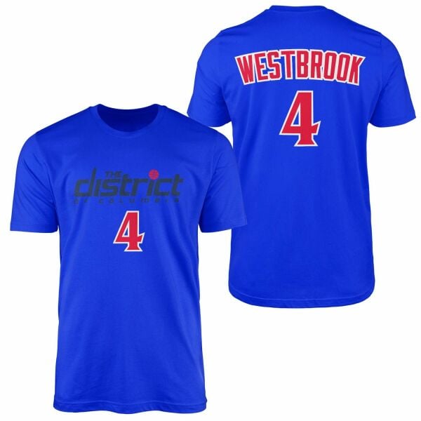 Russell Westbrook Wizards Forma Tişört XL - Mavi