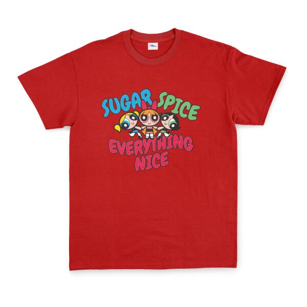 Sugar, Spice & Everything Nice Tişört XXL - Kırmızı