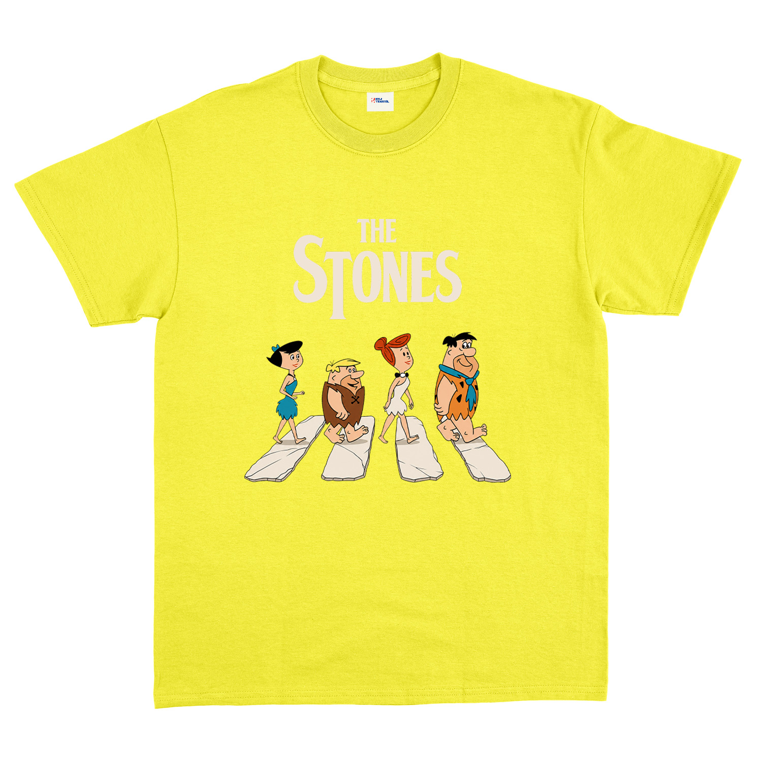 Çakmaktaşlar The Stones Tişört XXL - Sarı | OUTLET