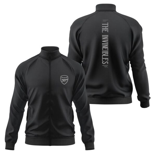 Arsenal Football Club | The Invincibles Fermuarlı Sweatshirt XXL - Siyah | OUTLET