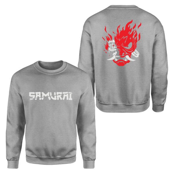Wake Up, Samurai | CYBERPUNK Sweatshirt S - Gri