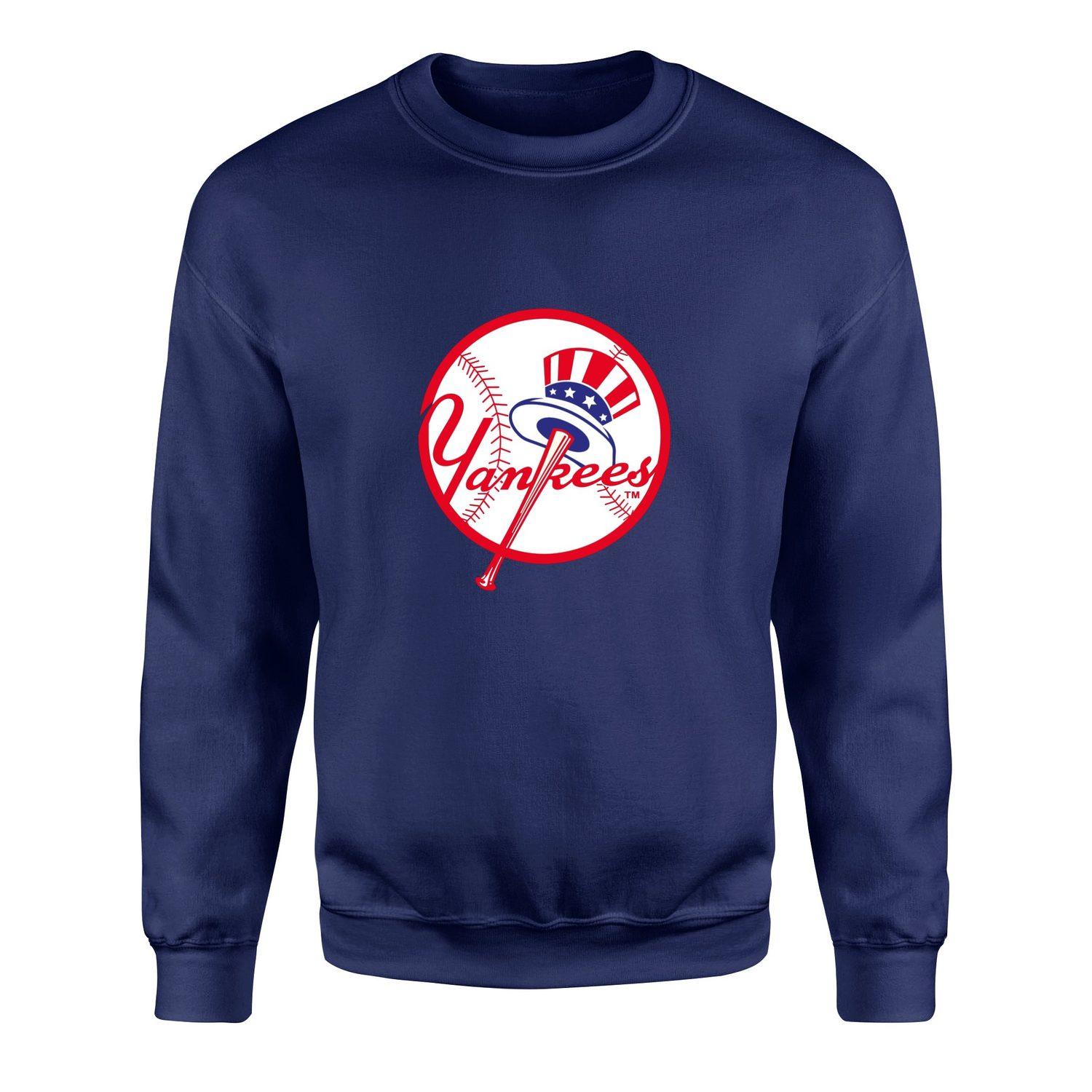 NY Yankees Uncle Sam Sweatshirt XXL - İndigo Mavisi