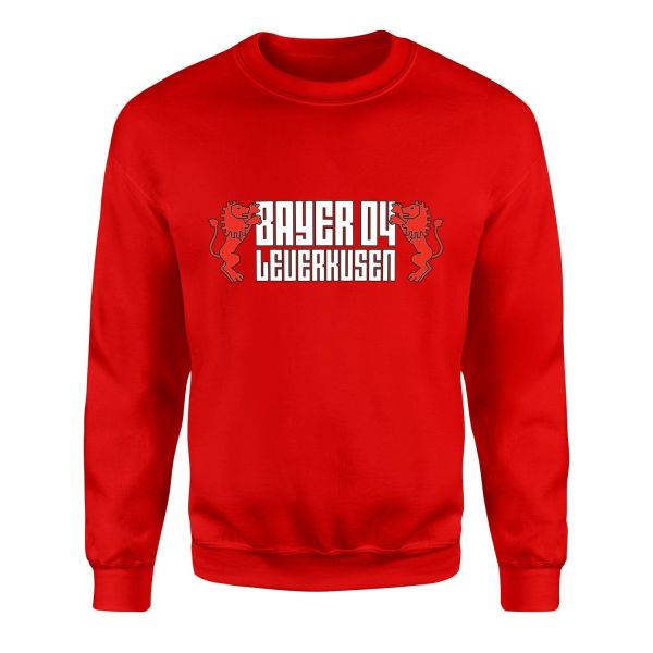 Bayer 04 Leverkusen Sweatshirt XL - Kırmızı