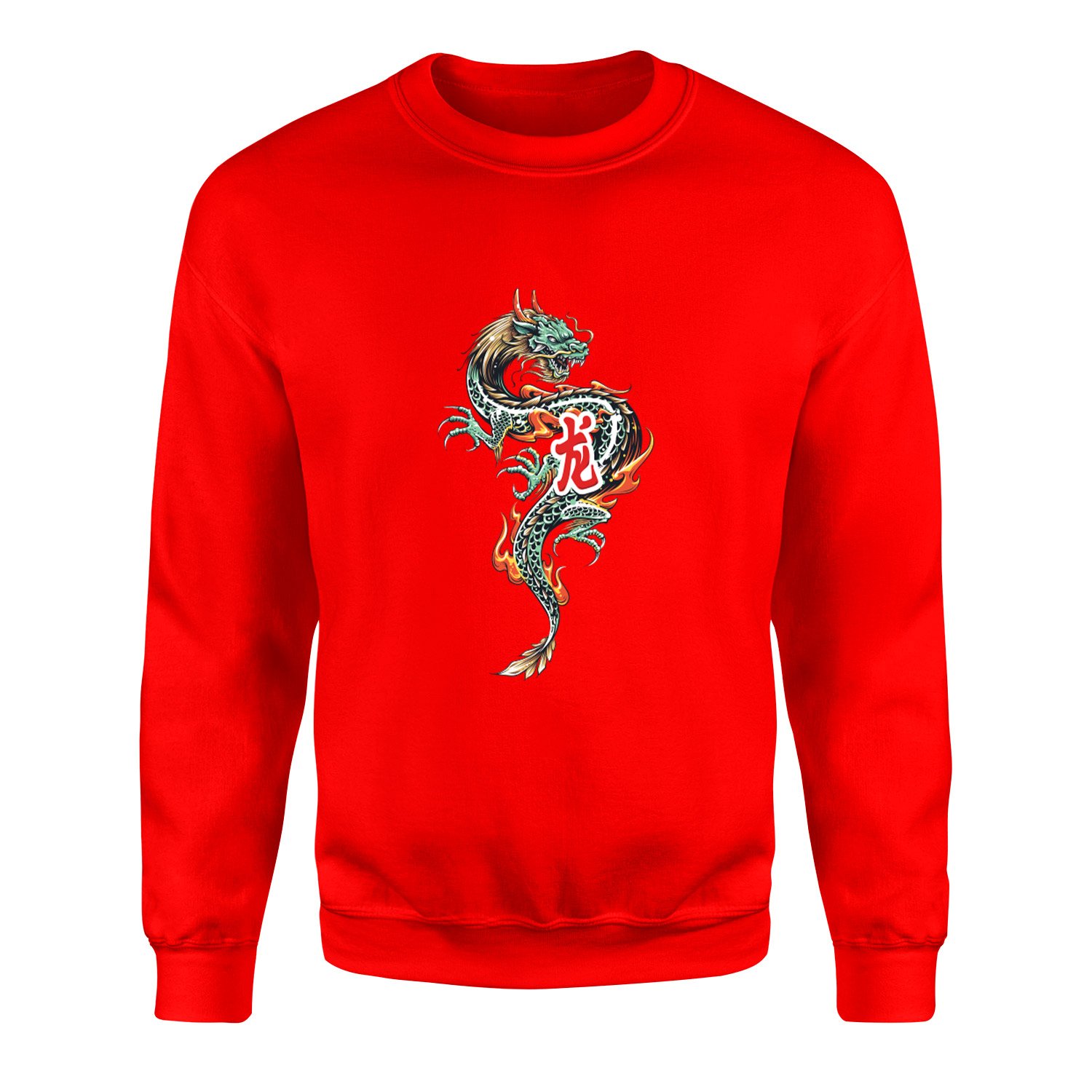 Dragon Sweatshirt S - Kırmızı