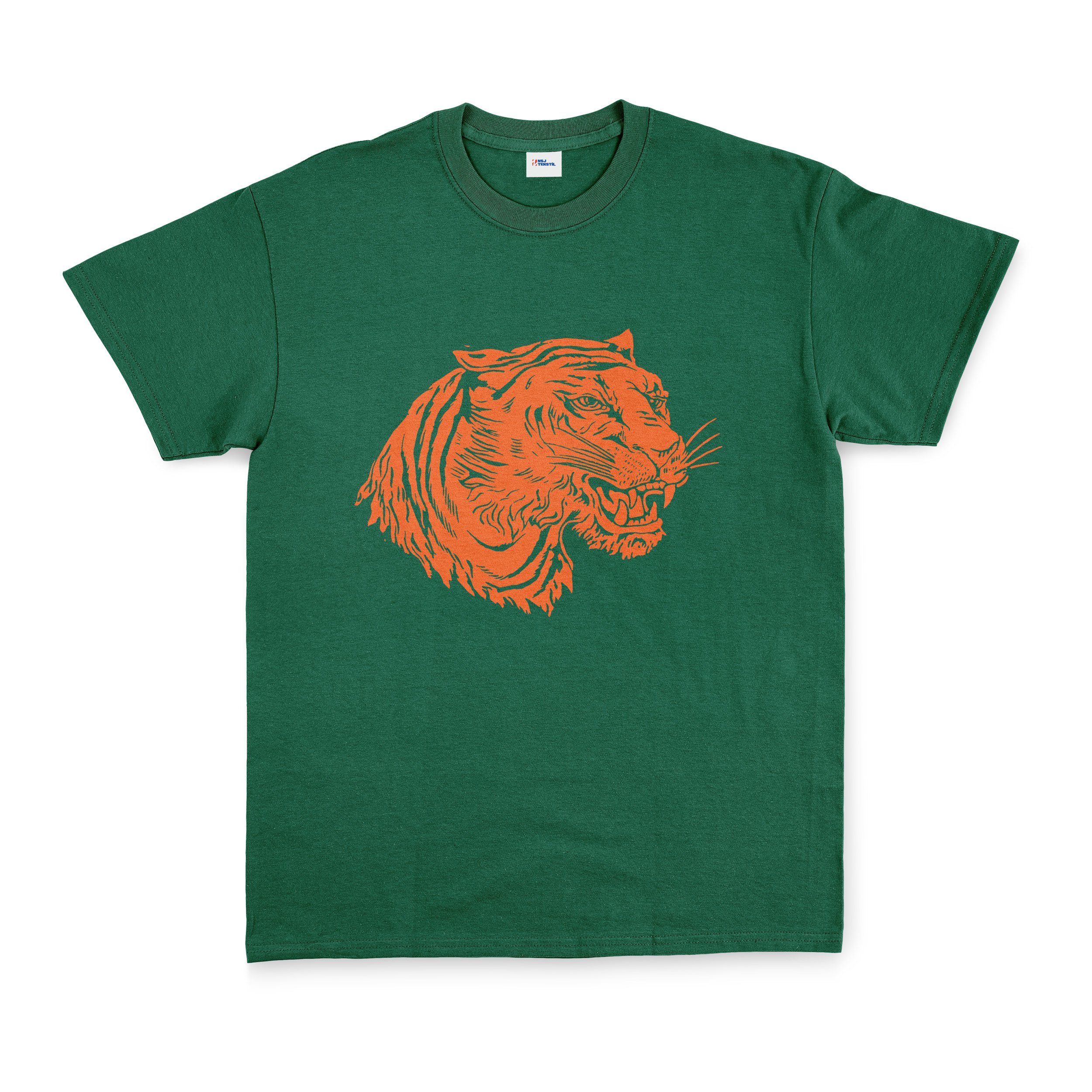 Clemson Tiger Print Tişört S - Nefti Yeşili