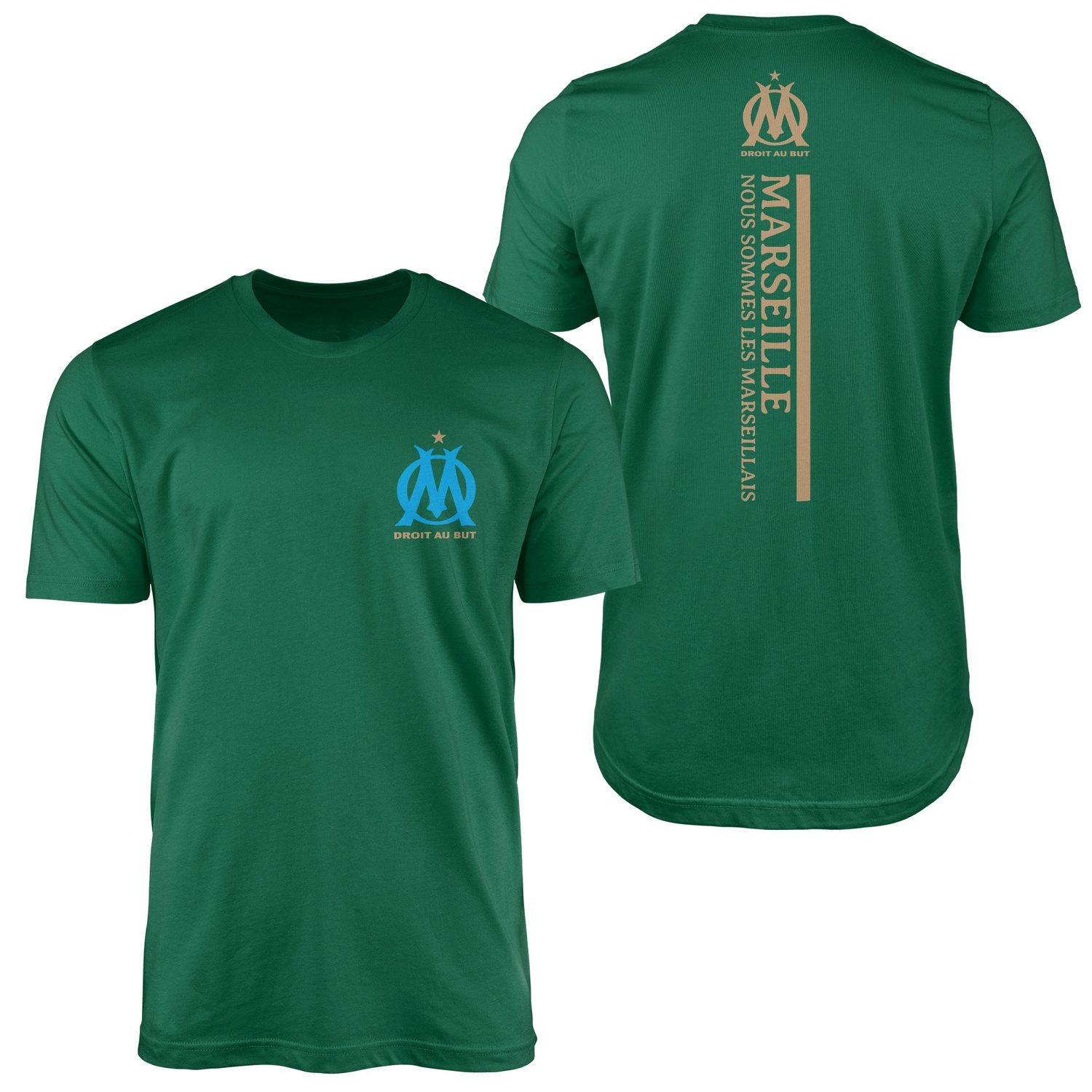 Olympique Marseille Tişört XXL - Nefti Yeşili