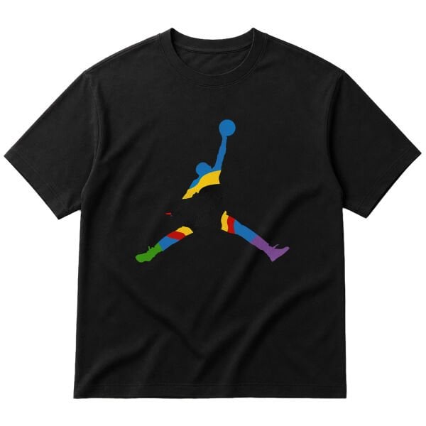 Air Jordan Colorful Oversize Tişört