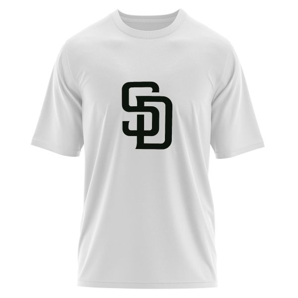 San Diego Padres Oversize Tişört M - Beyaz