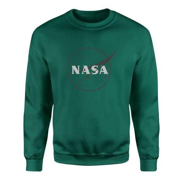 NASA Muted Sweatshirt XXL - Nefti Yeşili