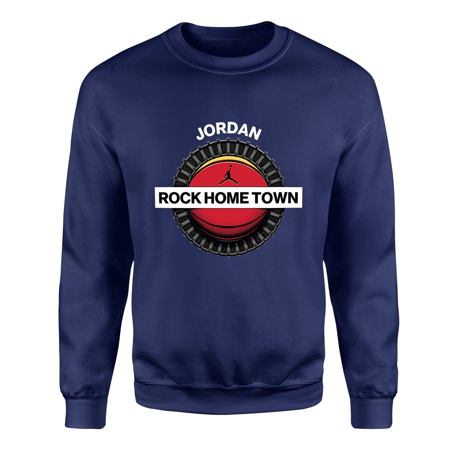 Air Jordan Rock Home Town Sweatshirt XL - İndigo Mavisi