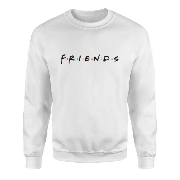 Friends Sweatshirt XL - Beyaz