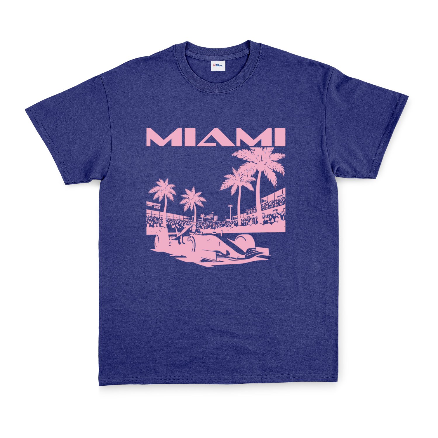 Miami Track Tişört XL - İndigo Mavisi