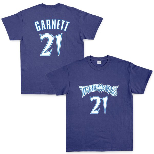 Kevin Garnett 21 THRBCK Forma Tişört M - İndigo Mavisi