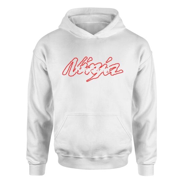 Kawasaki Ninja Power Hoodie L - Beyaz | OUTLET