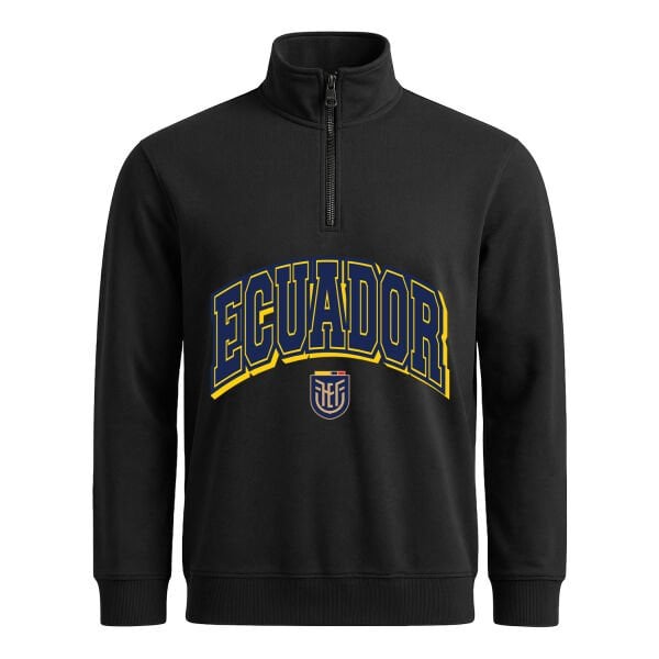 Ekvator 2026 Varsity Yarım Fermuarlı Sweatshirt