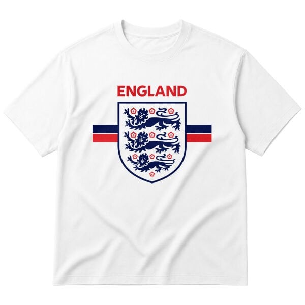 England Shield Oversize Tişört