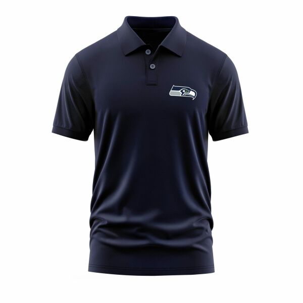 Seattle Seahawks Polo Tişört S - İndigo Mavisi