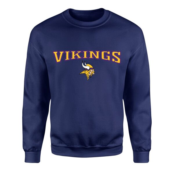 Minnesota VIKINGS B Sweatshirt M - İndigo Mavisi