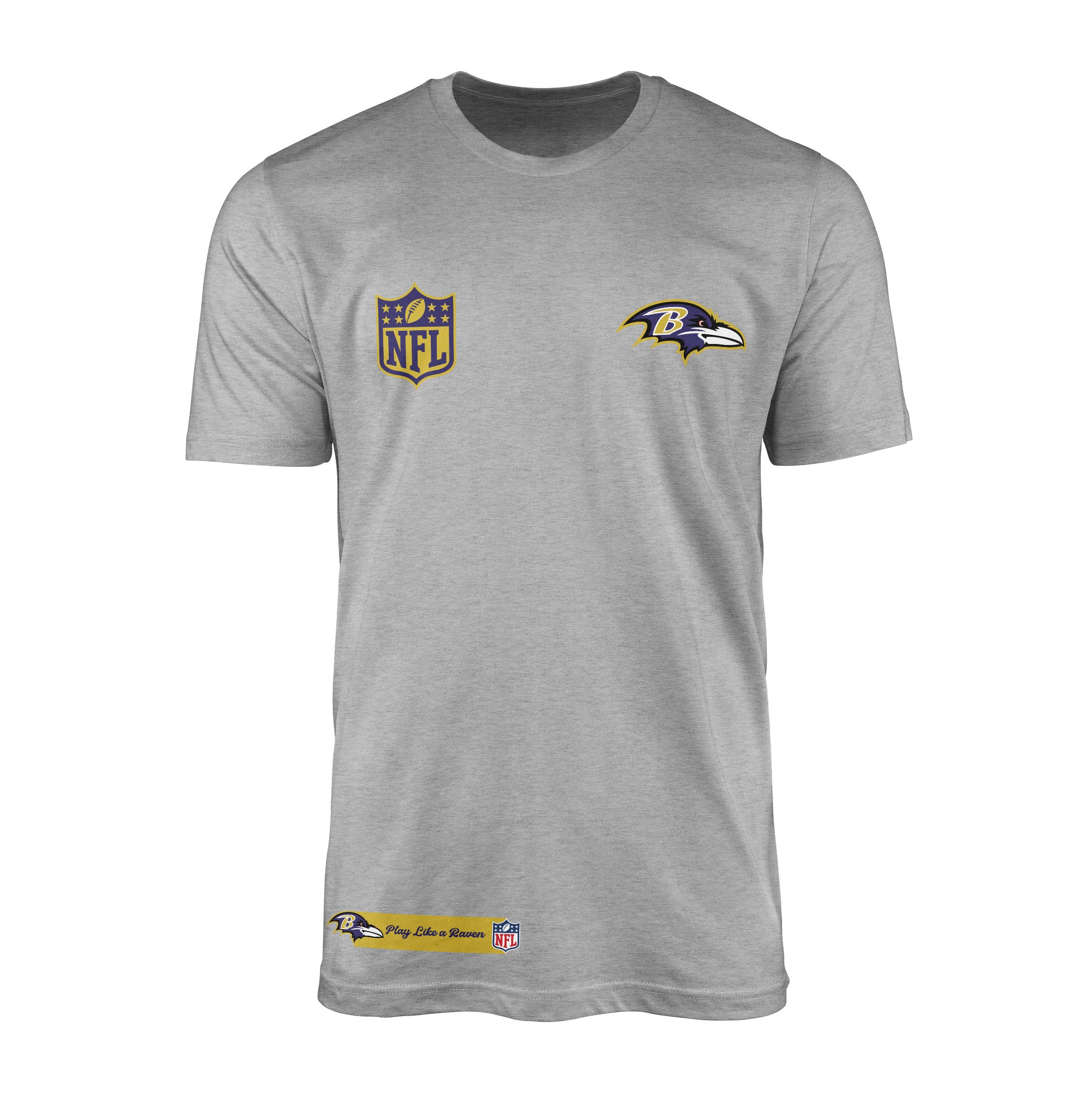 Play Like a Raven Baltimore Ravens MVP Tişört XL - Gri