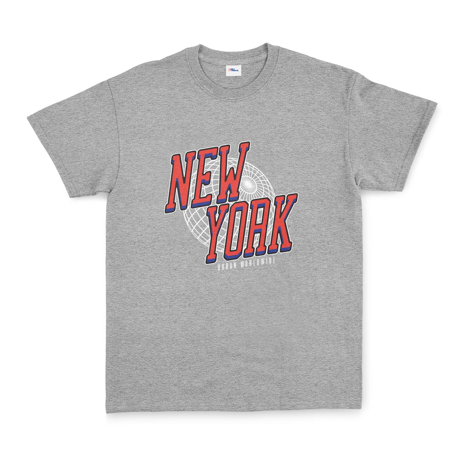 New York Tişört XL - Gri