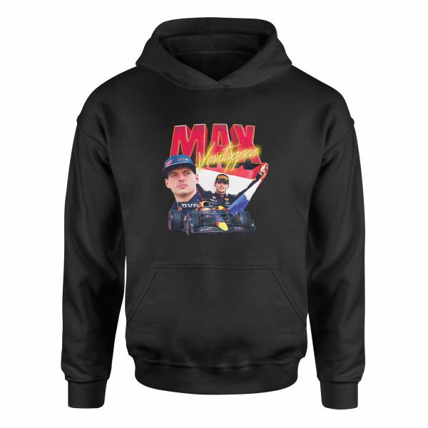 Max Verstappen Champion Hoodie L - Siyah