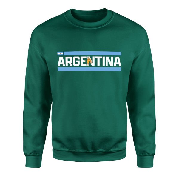 Argentina Sweatshirt XXL - Nefti Yeşili