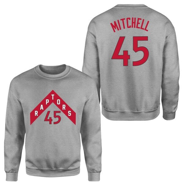 Davion Mitchell 45 Raptors Jersey Sweatshirt