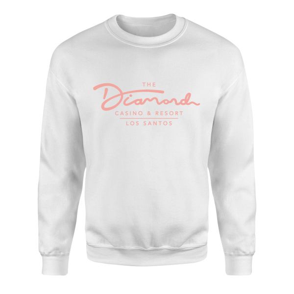 The Diamond Resort Los Santos Sweatshirt S - Beyaz