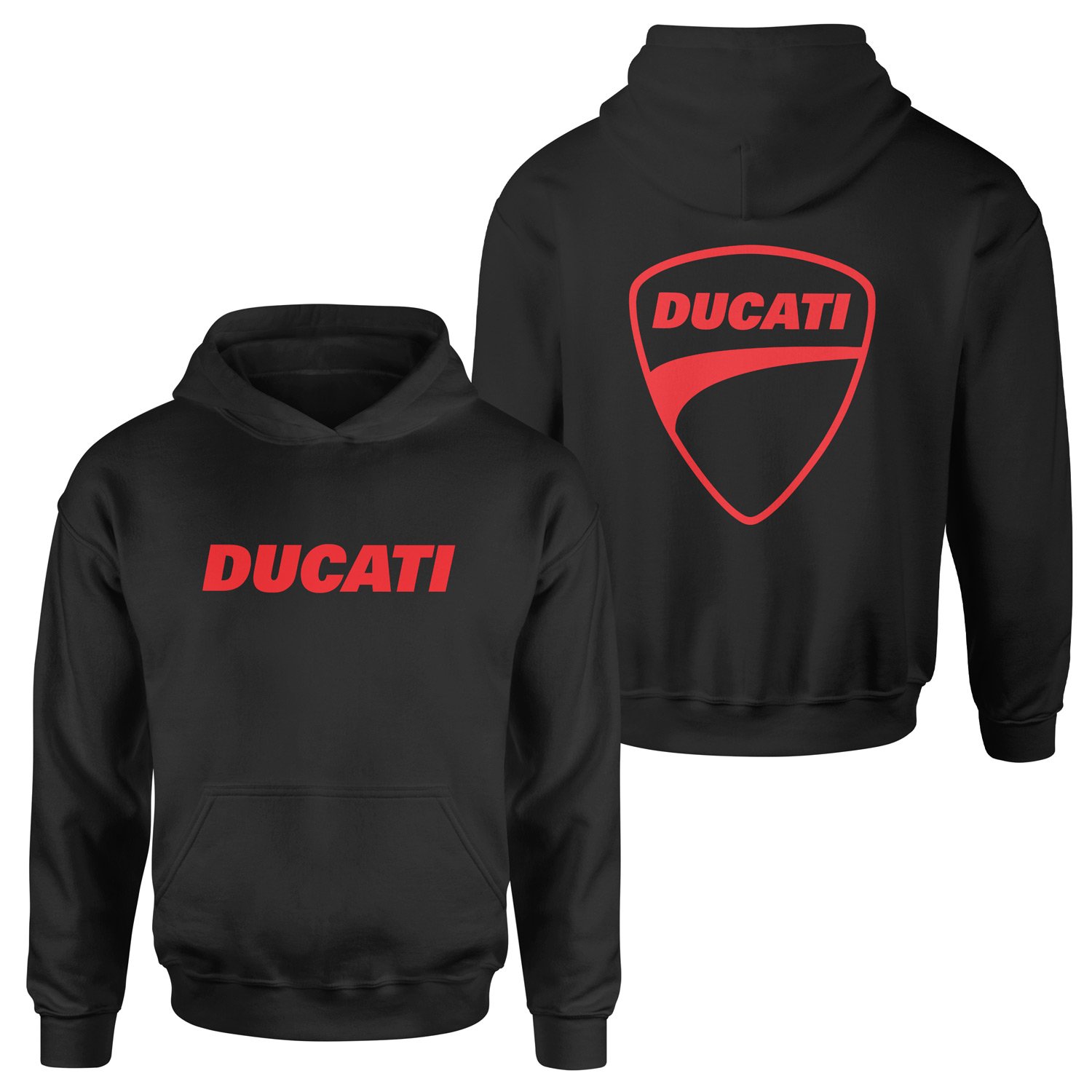 Ducati Italian Thunder Hoodie L - Siyah