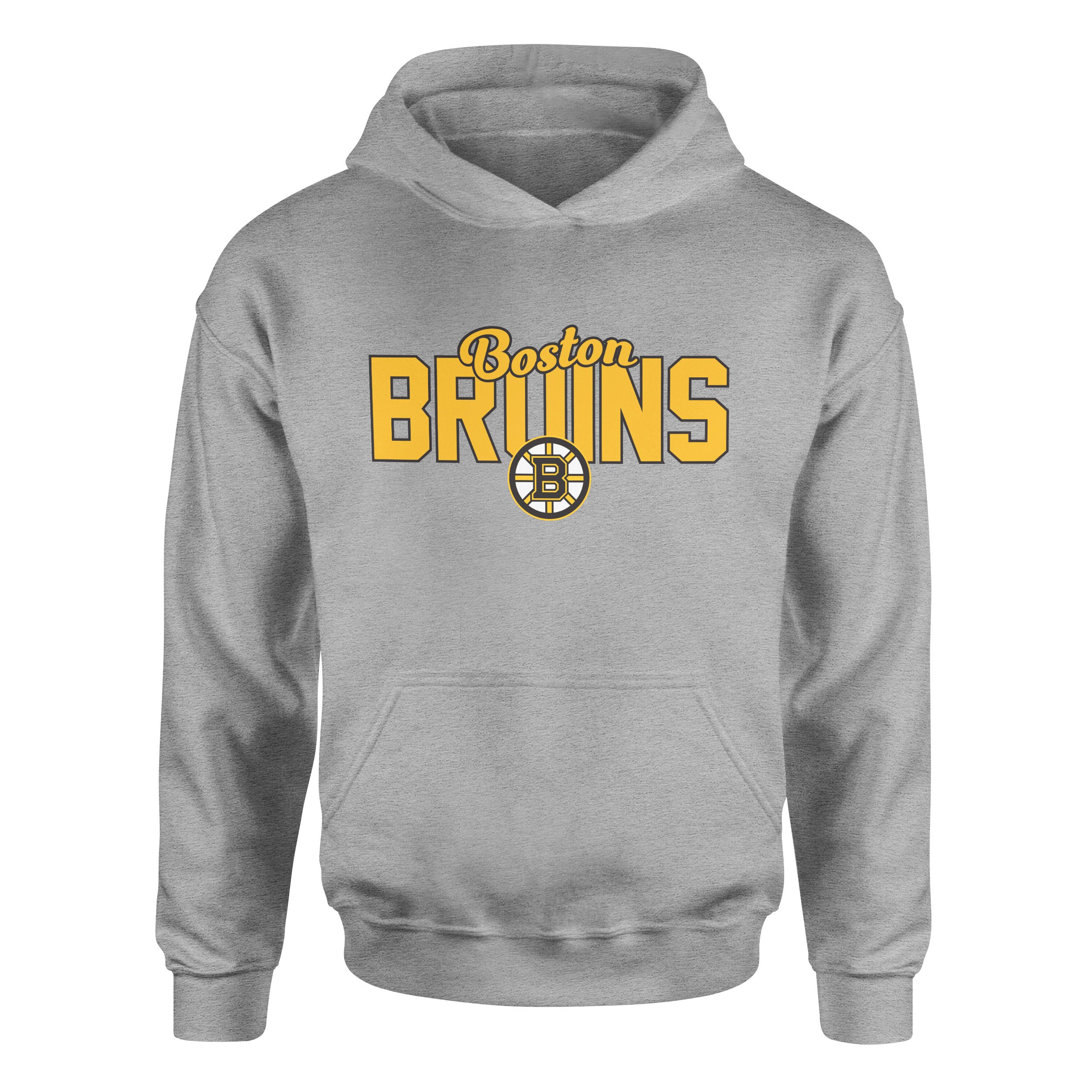 Boston Bruins Hoodie L - Gri