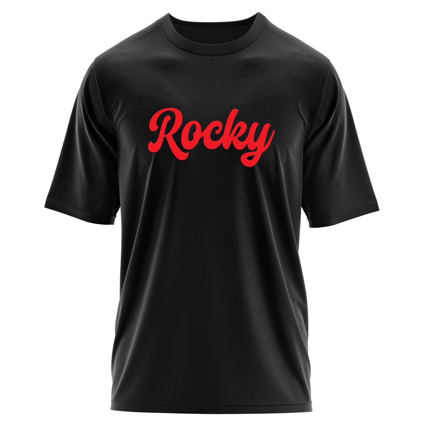 Rocky Oversize Tişört L - Siyah | OUTLET